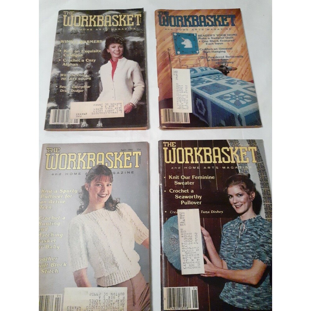 Vtg Workbasket Magazine Jan-Dec 1982 Missing March Issue 9 Total